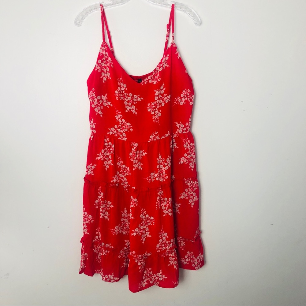 Fancyinn Floral Dress With Elastic Back